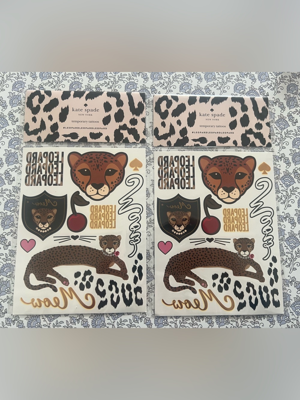 FWP NWT Kate Spade New York Temporary Tattoos